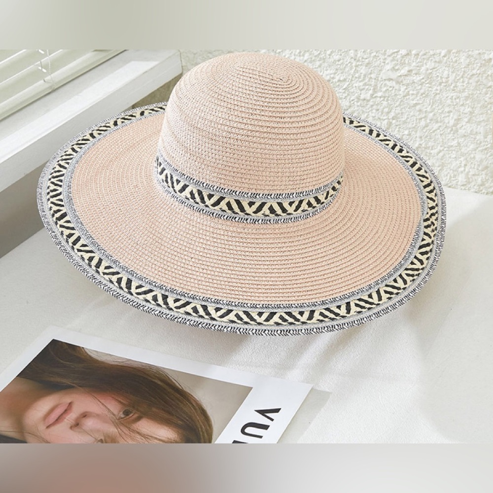 Aztec Patterned Band Sun Hat